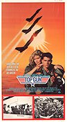 Top Gun 1986 poster Tom Cruise Kelly McGillis Val Kilmer Tony Scott Flyg