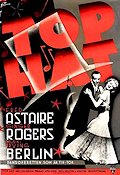 Top Hat 1935 poster Fred Astaire Ginger Rogers Musik: Irving Berlin Dans