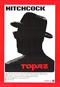 Topaz 1969 poster Frederick Stafford Dany Robin John Vernon Alfred Hitchcock Glasögon Agenter