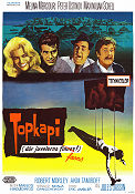 Topkapi 1964 poster Melina Mercouri Peter Ustinov Maximilian Schell Jules Dassin