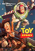 Toy Story 1995 poster Tom Hanks John Lasseter Filmbolag: Pixar