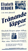 Trånande läppar 1932 poster Elisabeth Bergner
