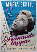 Trånande läppar 1956 poster Maria Schell