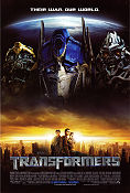 Transformers 2007 poster Shia LaBeouf Megan Fox Josh Duhamel Michael Bay Robotar