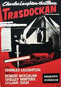 Trasdockan 1955 poster Robert Mitchum Shelley Winters Lillian Gish Charles Laughton Barn Film Noir