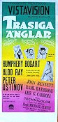 Trasiga änglar 1956 poster Humphrey Bogart Aldo Ray Peter Ustinov Michael Curtiz