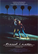 Trassel i natten 1985 poster Jeff Goldblum Michelle Pfeiffer Stacey Pickren John Landis