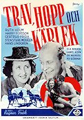 Trav hopp och kärlek 1945 poster Rut Holm Harry Persson Hästar