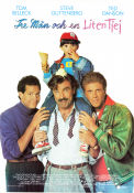 Tre män och en liten tjej 1990 poster Tom Selleck Steve Guttenberg Ted Danson Emile Ardolino