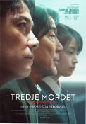 Tredje mordet 2017 poster Masaharu Fukuyama Koji Yakusho Suzu Hirose Hirokazu Koreeda Filmen från: Japan