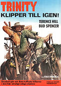 Trinity klipper till igen 1971 poster Terence Hill Bud Spencer Yanti Somer Enzo Barboni Hästar