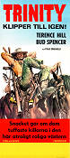 Trinity klipper till igen 1971 poster Terence Hill Bud Spencer Yanti Somer Enzo Barboni Hästar