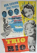 Trio i Rio 1950 poster Ann Sothern Jane Powell Carmen Miranda Robert Z Leonard