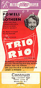 Trio i Rio 1950 poster Ann Sothern Robert Z Leonard