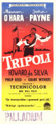 Tripoli 1950 poster John Payne Maureen O´Hara Howard Da Silva Will Price