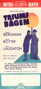 Triumfbågen 1948 poster Ingrid Bergman Charles Boyer Charles Laughton Lewis Milestone