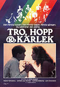 Tro hopp och kärlek 1984 poster Adam Tönsberg Lars Simonsen Camilla Söeberg Bille August Danmark