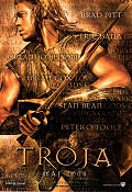 Troja 2004 poster Brad Pitt Eric Bana Orlando Bloom Wolfgang Petersen Svärd och sandal