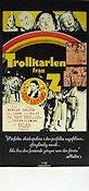 Trollkarlen från Oz 1939 poster Judy Garland Frank Morgan Victor Fleming Musikaler