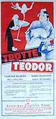 Trötte Teodor 1931 poster Valdemar Dalquist Karin Swanström