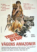 Truck Stop Women 1981 poster Dennis Fimple Claudia Jennings Bilar och racing