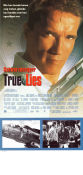 True Lies 1994 poster Arnold Schwarzenegger Jamie Lee Curtis Tom Arnold James Cameron Vapen