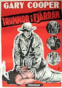 Trummor i fjärran 1951 poster Gary Cooper