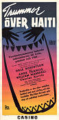 Trummor över Haiti 1952 poster Dale Robertson Anne Francis Jean Negulesco Instrument