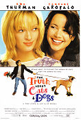 The Truth About Cats and Dogs 1996 poster Uma Thurman Janeane Garofalo Ben Chaplin Michael Lehmann Hundar Katter