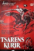 Tsarens kurir 1959 poster Akim Tamiroff Text: Jules Verne