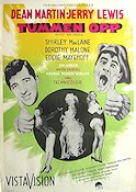 Tummen opp 1955 poster Dean Martin Jerry Lewis Shirley MacLaine Anita Ekberg Frank Tashlin Musikaler