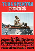 Ture Sventon privatdetektiv 1972 poster Jarl Kulle Eva Henning Rolv Wesenlund Pelle Berglund Text: Åke Holmberg Berg