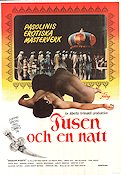 Tusen och en natt 1975 poster Ninetto Davoli Franco Citti Pier Paolo Pasolini