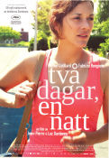 Två dagar en natt 2014 poster Marion Cotillard Fabrizio Rongione Catherine Salée Jean-Pierre Dardenne