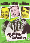 Två för bruden 1965 poster Frank Sinatra Deborah Kerr Dean Martin Jack Donohue Damer