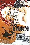 Två kvinnor 1947 poster Eva Dahlbeck