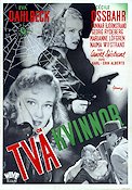 Två kvinnor 1947 poster Eva Dahlbeck