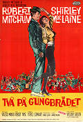 Två på gungbrädet 1962 poster Robert Mitchum Shirley MacLaine Robert Wise