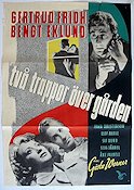 Två trappor över gården 1950 poster Gertrud Fridh Bengt Eklund Sven-Eric Gamble Irma Christenson Gösta Werner