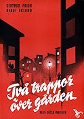 Två trappor över gården 1950 poster Gertrud Fridh Bengt Eklund Sven-Eric Gamble Irma Christenson Gösta Werner