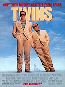 Twins 1988 poster Arnold Schwarzenegger Danny de Vito Glasögon