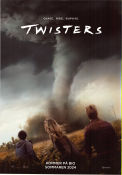 Twisters 2024 poster Daisy Edgar-Jones Glen Powell Anthony Ramos Lee Isaac Chung