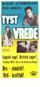 Tyst vrede 1960 poster Richard Attenborough Pier Angeli Michael Craig Guy Green