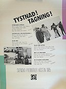Tystnad tagning Mitt liv som hund 1985 affisch Anton Glanzelius