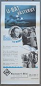 U-båt västerut 1941 poster Ilse Werner Skepp och båtar