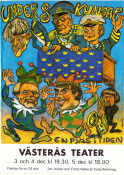 Under 3 kungar 1985 affisch Västerås teater