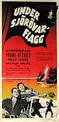 Under sjörövarflagg 1950 poster Yvonne De Carlo Äventyr matinée