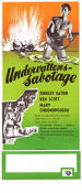 Undervattenssabotage 1965 poster Shirley Eaton Maury Dexter
