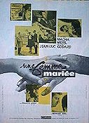 Une femme mariee 1965 poster Bernard Noel Jean-Luc Godard