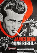 Ung Rebell 1955 poster James Dean Natalie Wood Sal Mineo Nicholas Ray Rökning Gäng